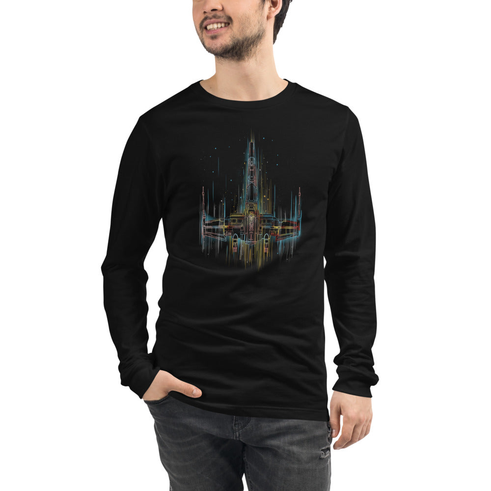 Manga larga Xwing and Stars - Modelo masculino