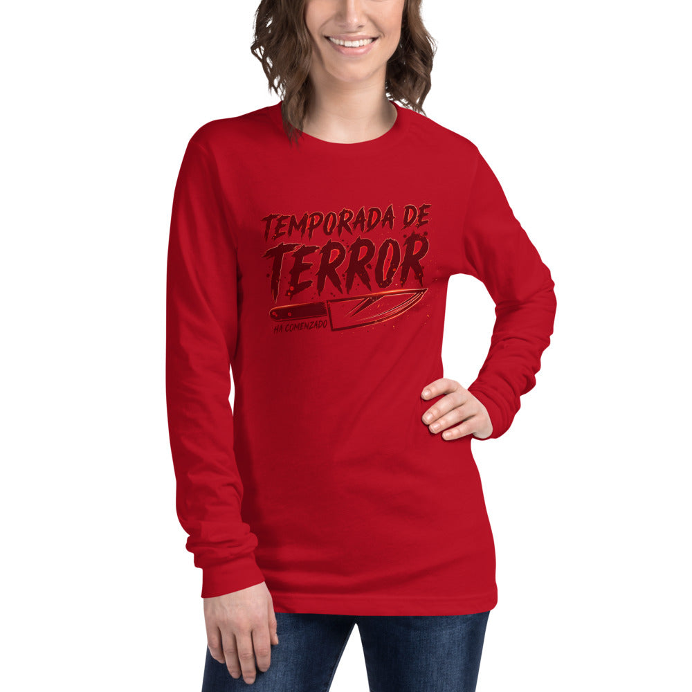 Manga larga Temporada De Terror Ha Comenzado - Modelo femenina