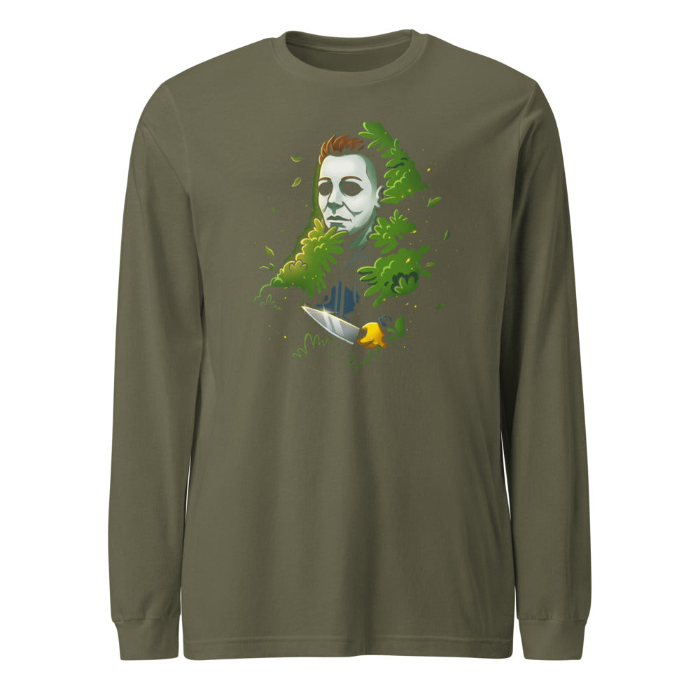 Manga larga Michael Myers Halloween Hedge - Frente