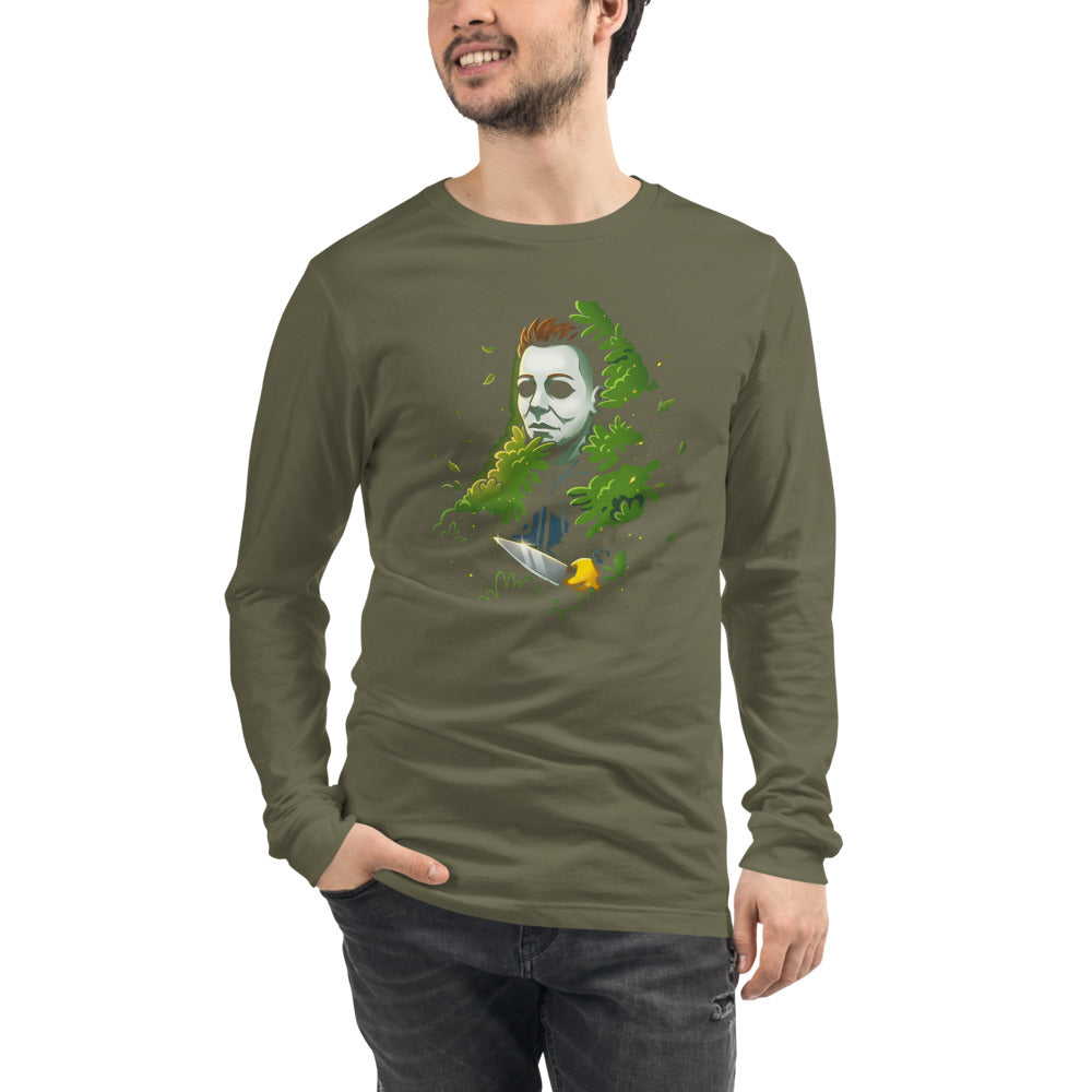Manga larga Michael Myers Halloween Hedge - Modelo masculino