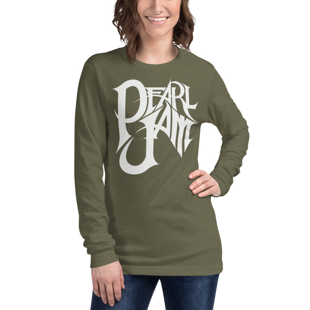 Manga larga Pearl Jam Rock band - Modelo femenina