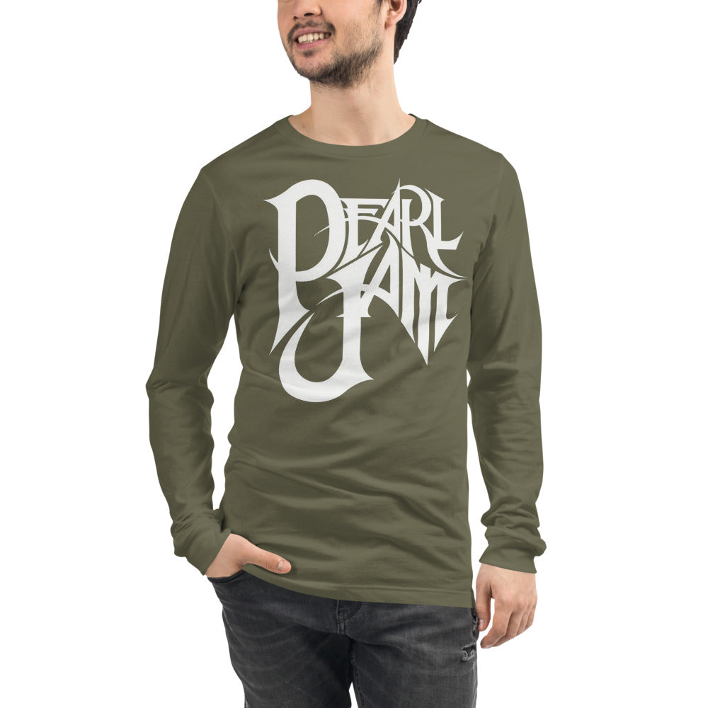 Manga larga Pearl Jam Rock band - Modelo masculino