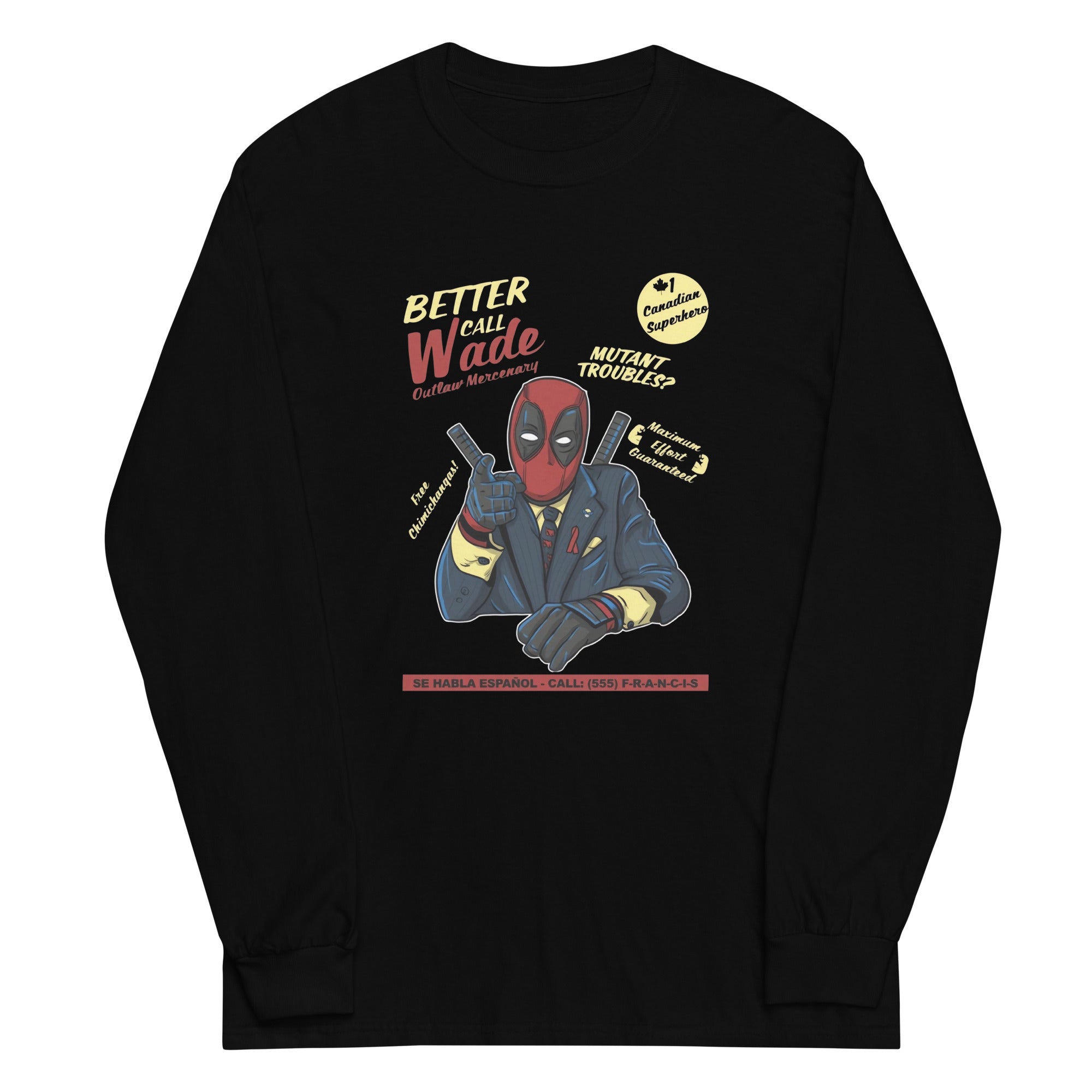 Manga Larga Better Call Wade, Disponible en la mejor tienda online para comprar tu merch favorita, la mejor Calidad, compra Ahora en Superstar! 