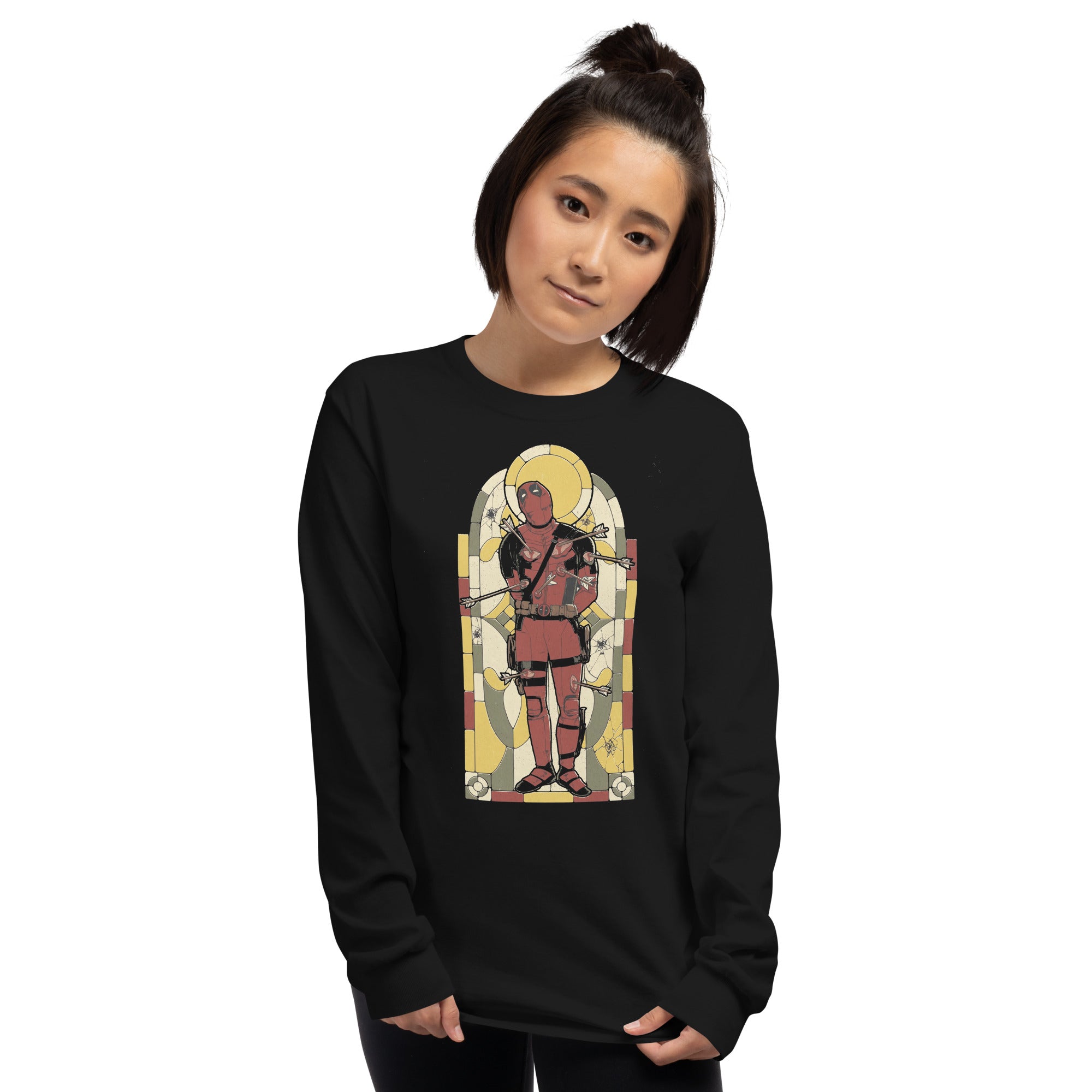 San Deadpool Manga Larga, Disponible en la mejor tienda online para comprar tu merch favorita, la mejor Calidad, compra Ahora!