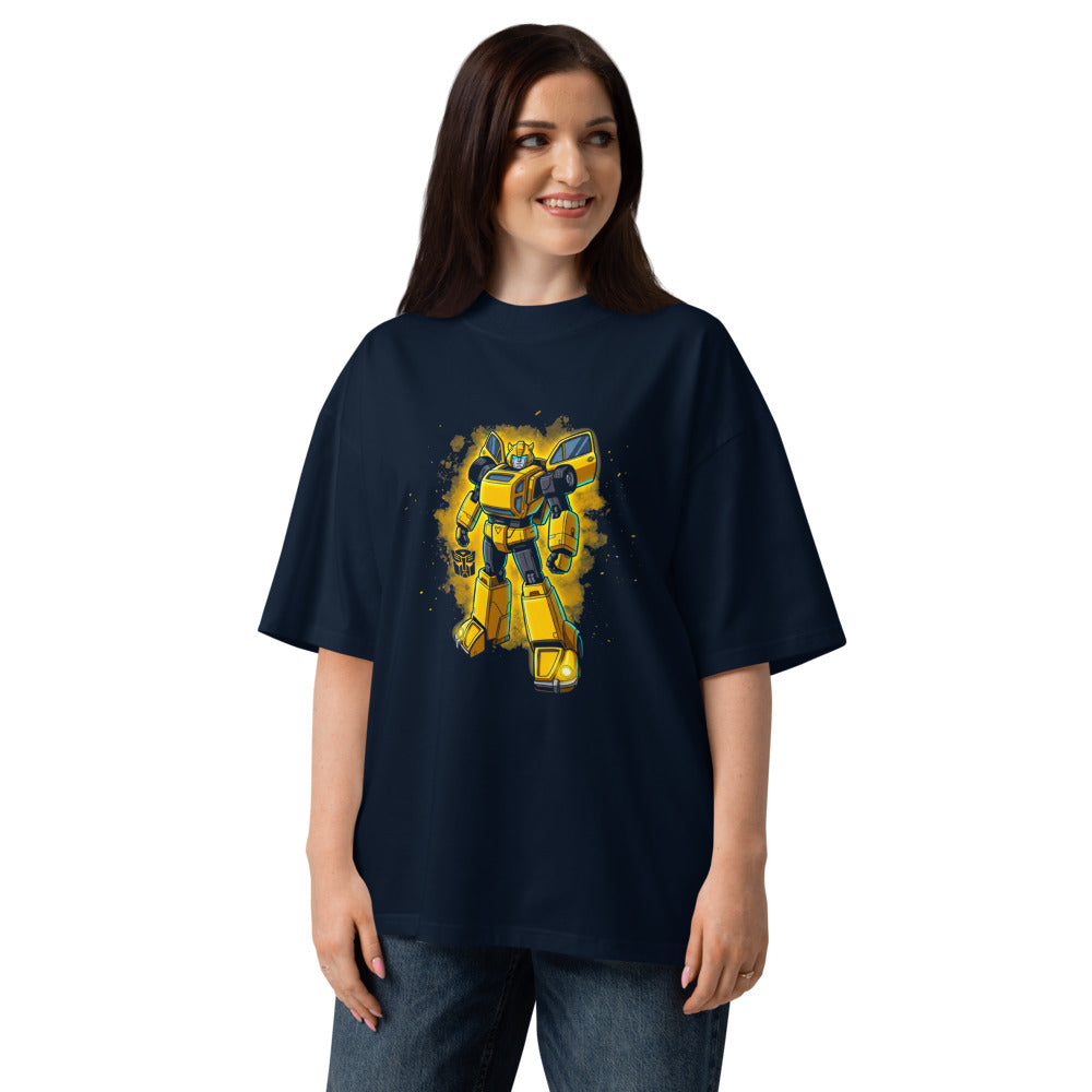 Oversize Bumblebee Autobot Yellow Glow Dust Cloud - Modelo femenina