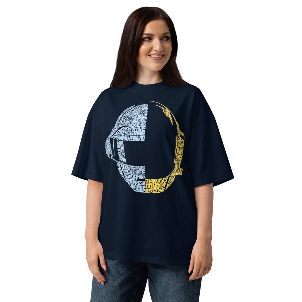 Oversize Daft Punk - Modelo femenina