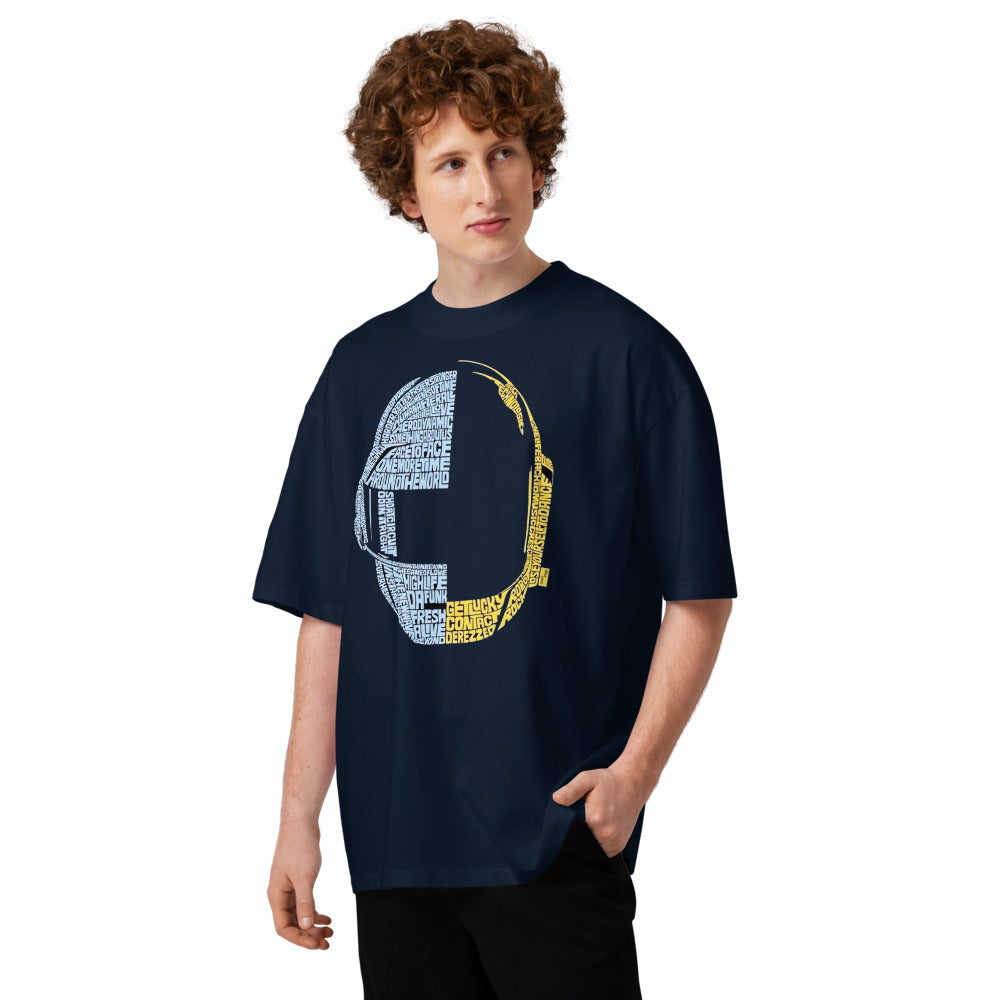Oversize Daft Punk - Modelo masculino