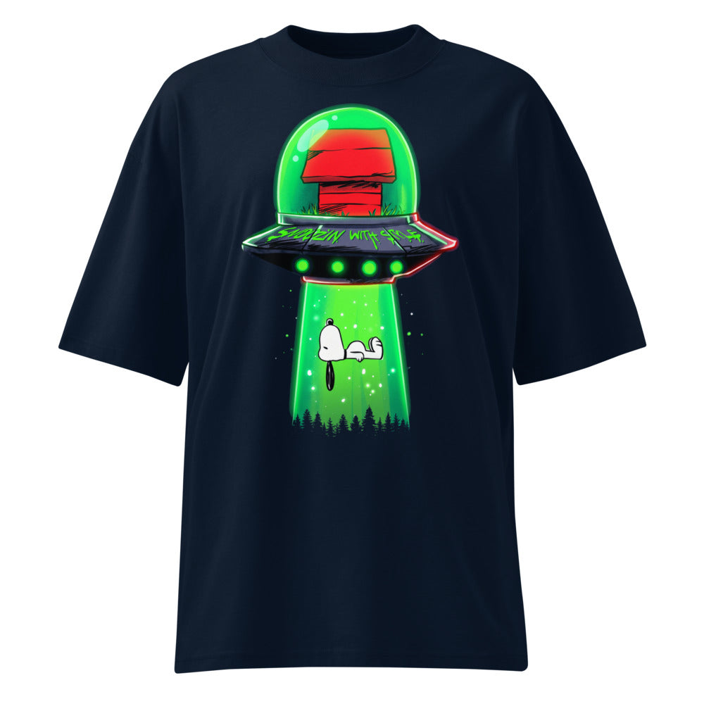Oversize Snoopy UFO Snoozin With Style - Frente fantasma