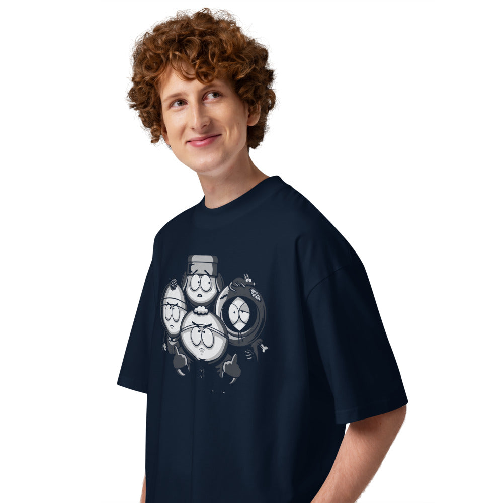 Oversize South Park Rhapsody - Modelo masculino lateral