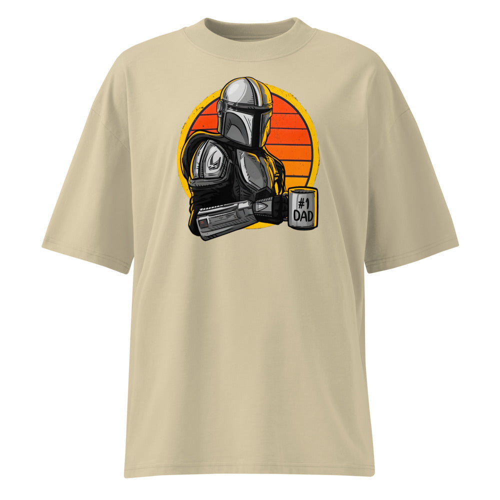 Oversize #1 Dad Mandalorian - Frente fantasma
