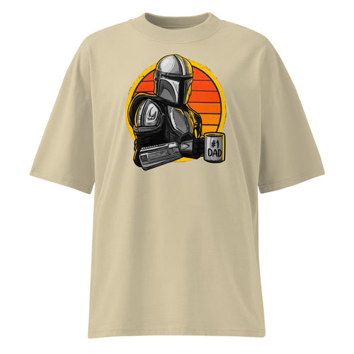 Oversize #1 Dad Mandalorian - Frente fantasma