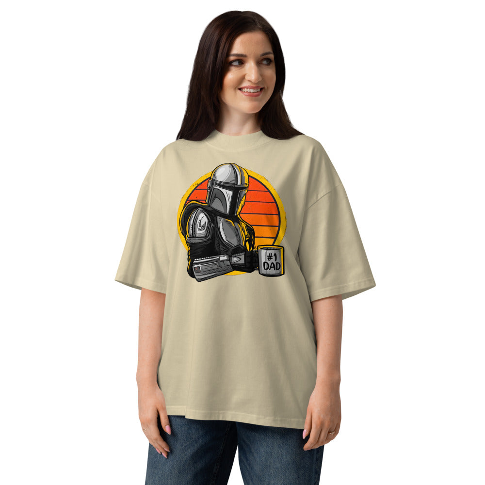 Oversize #1 Dad Mandalorian - Modelo femenina