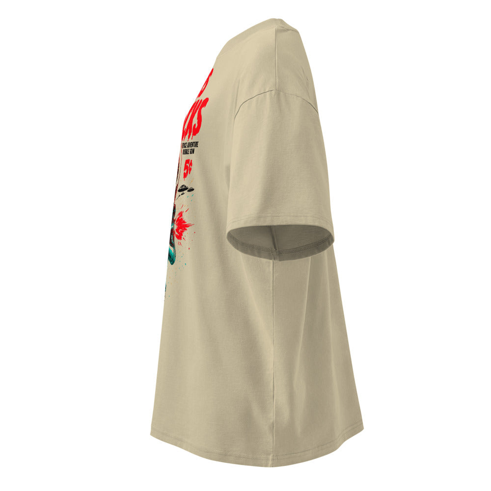 Oversize Mars Attacks Space Adventure Bubble Gum - Lateral fantasma