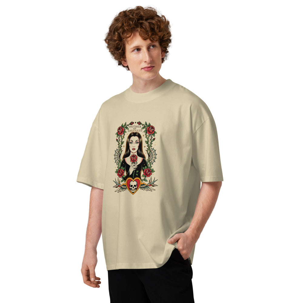 Oversize Mother Of Darkness Gothic Woman Skull Heart - Modelo masculino