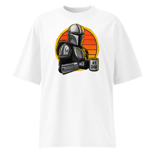 Oversize #1 Dad Mandalorian - Frente fantasma