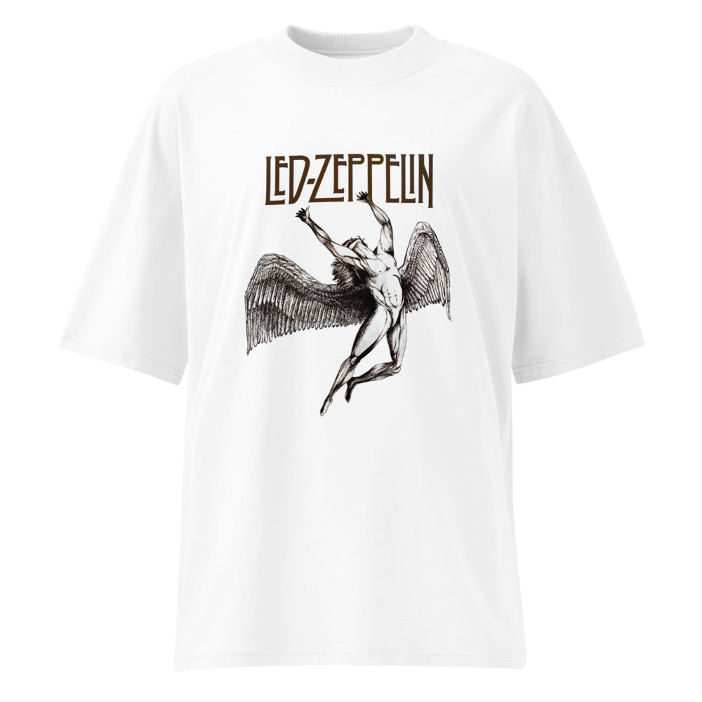 Oversize Led Zeppelin Angel - Frente fantasma