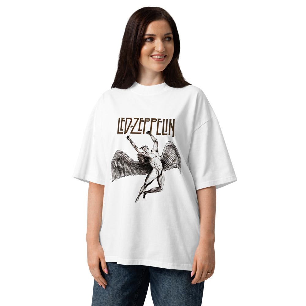 Oversize Led Zeppelin Angel - Modelo femenina