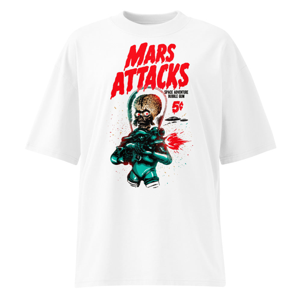 Oversize Mars Attacks Space Adventure Bubble Gum - Frente fantasma
