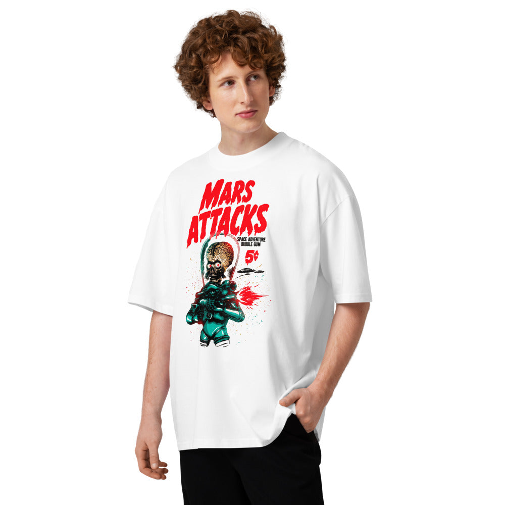 Oversize Mars Attacks Space Adventure Bubble Gum - Modelo masculino