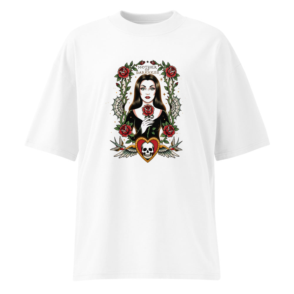 Oversize Mother Of Darkness Gothic Woman Skull Heart - Frente fantasma