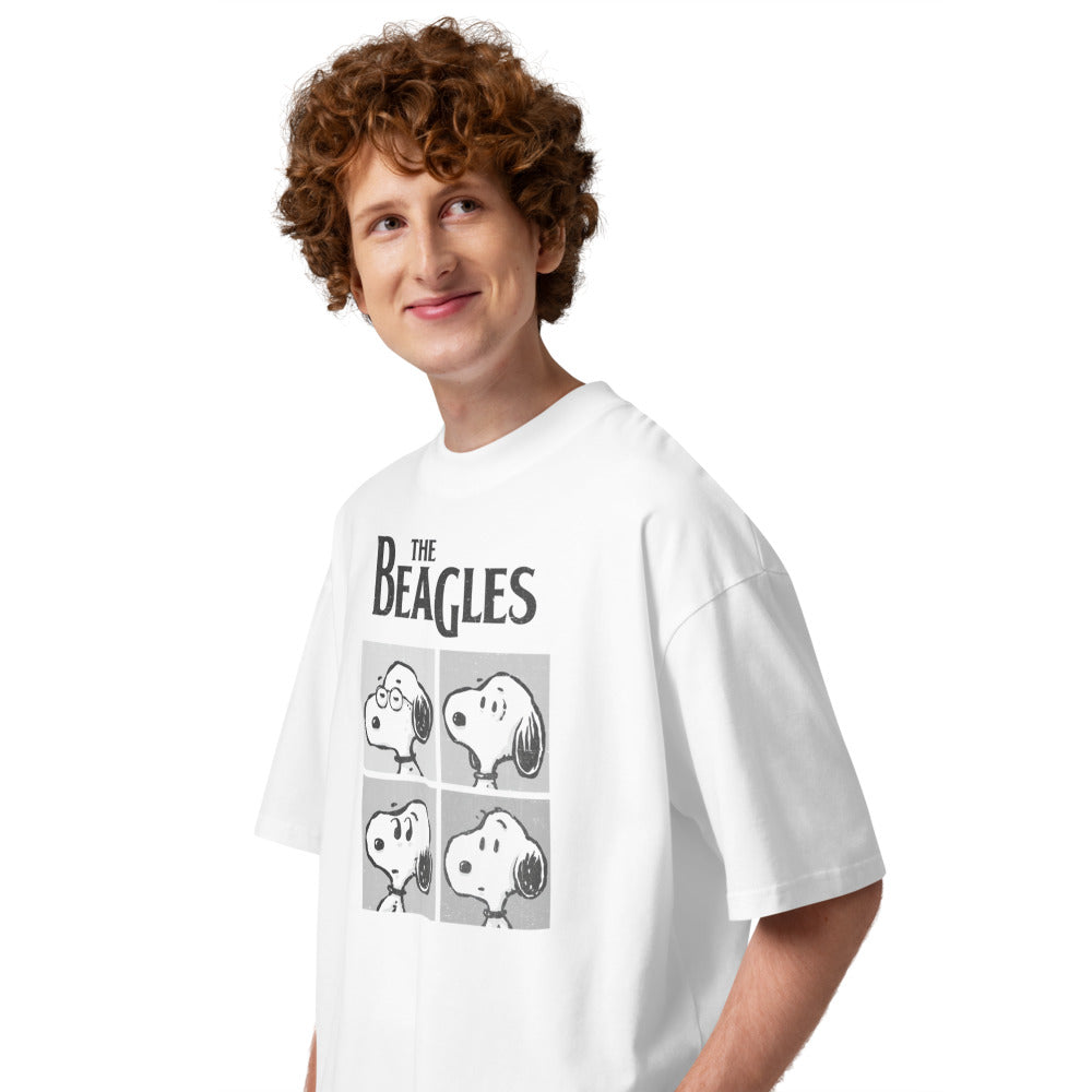 Oversize The Beagles - Modelo masculino lateral