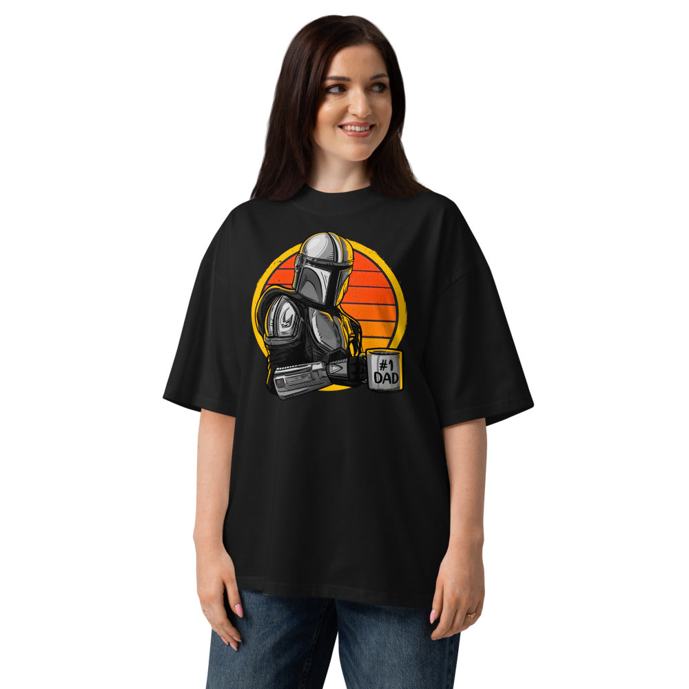 Oversize #1 Dad Mandalorian - Modelo femenina