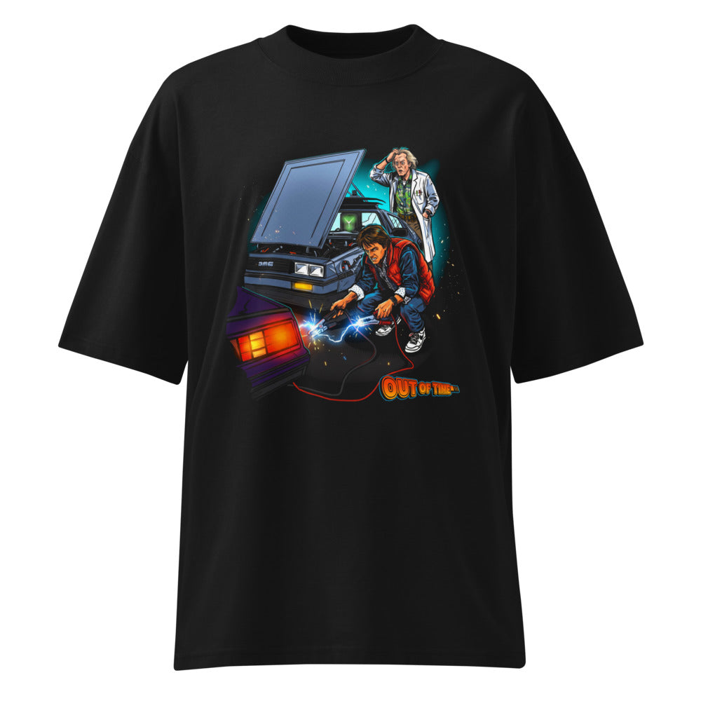 Oversize Back To The Future Out Of Time Jumpstart - Frente fantasma