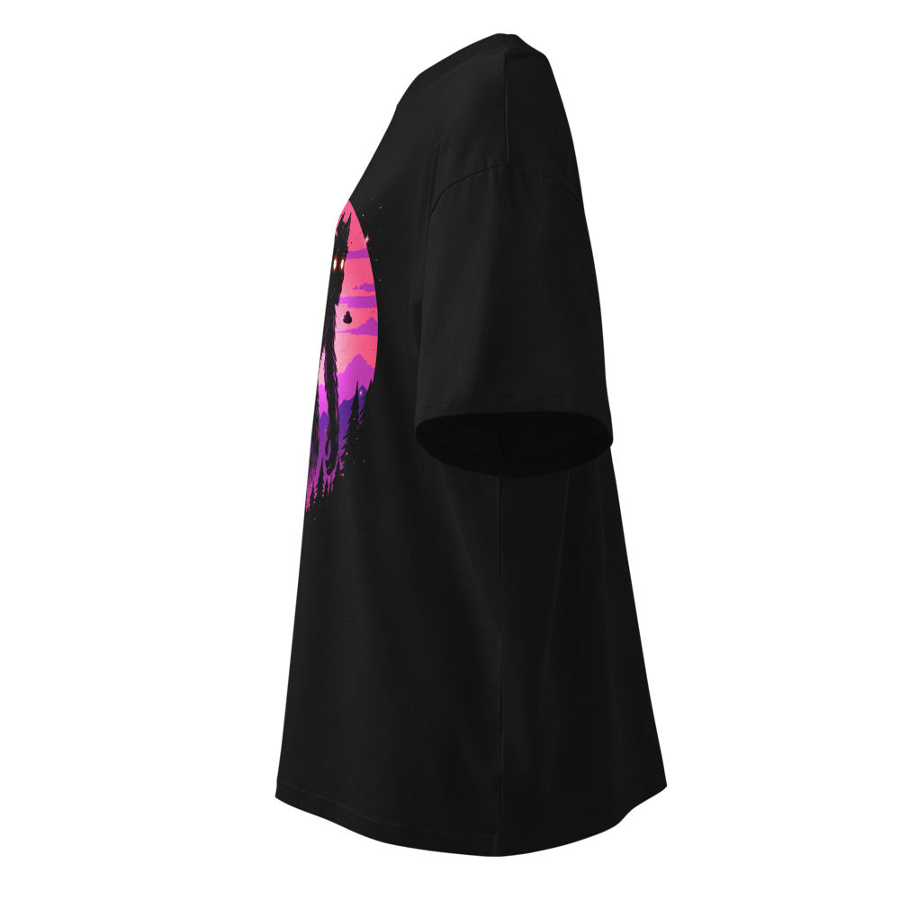 Oversize Bigfoot UFO Retro Sunset - Lateral fantasma