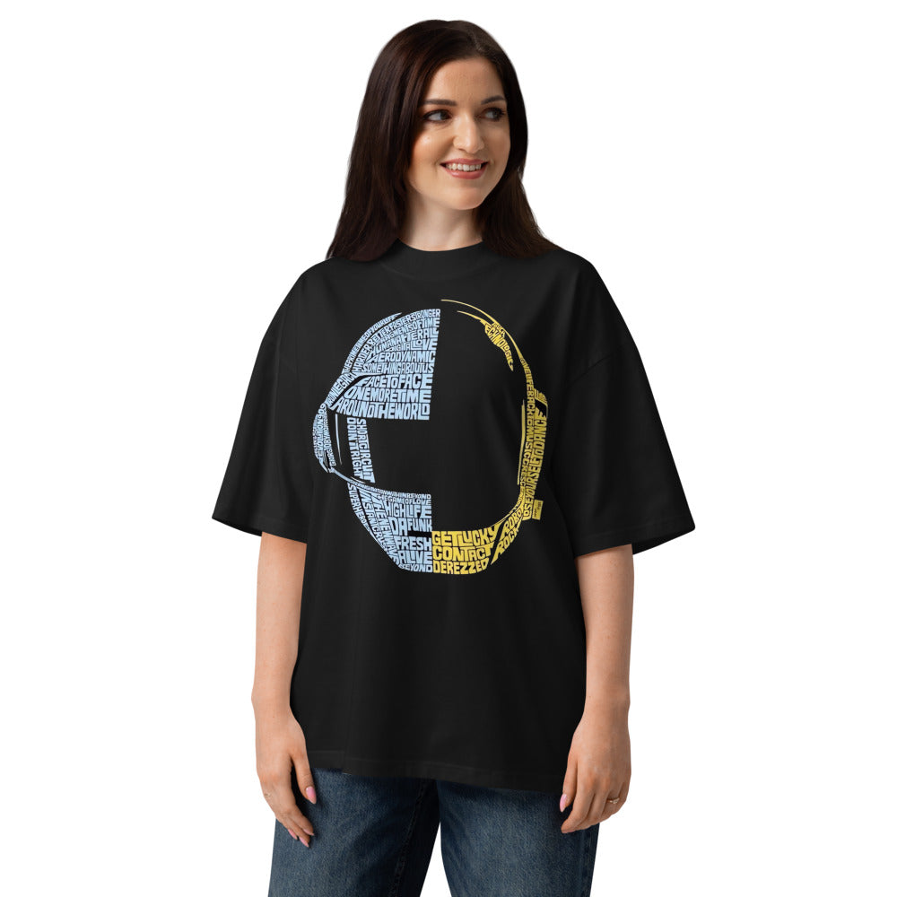 Oversize Daft Punk - Modelo femenina