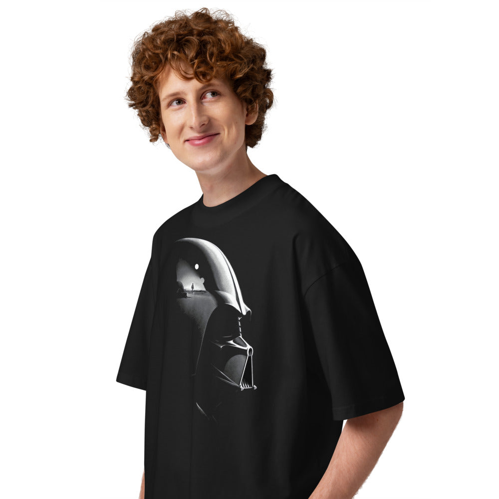 Oversize Darth Vader Helmet - Modelo masculino lateral