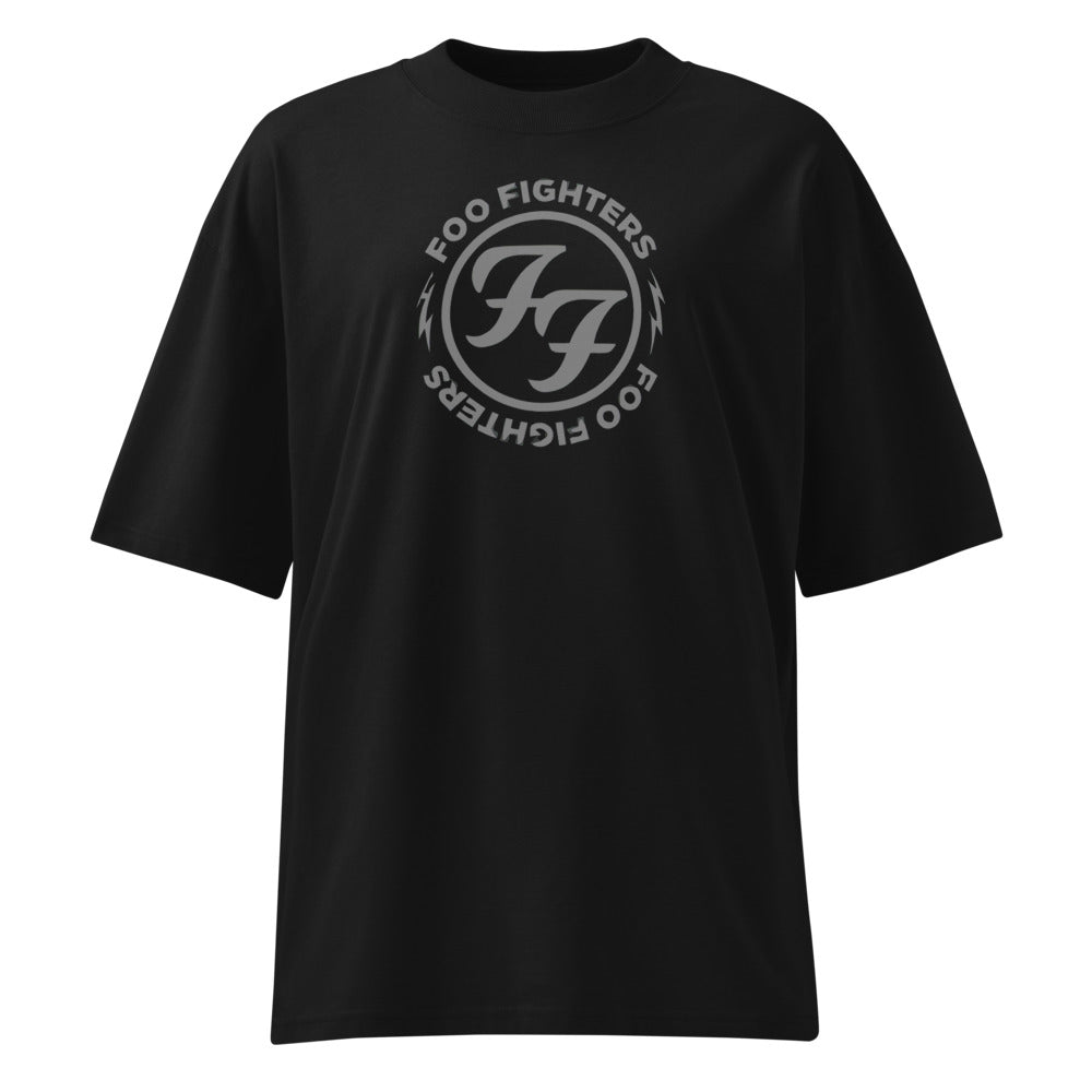 Oversize Foo Fighters Silver - Frente fantasma