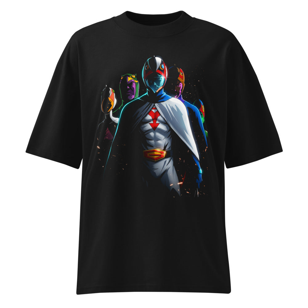 Oversize Gatchaman Ken The Eagle Team - Frente fantasma