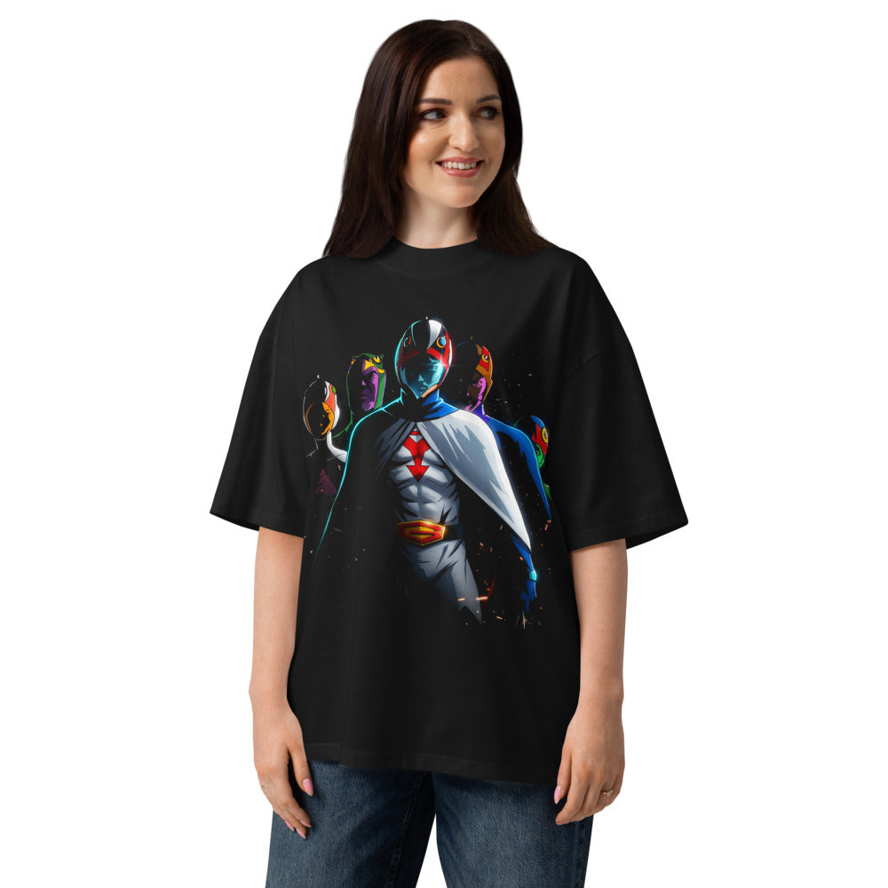 Oversize Gatchaman Ken The Eagle Team - Modelo femenina