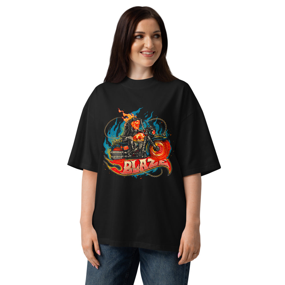 Oversize Ghost Rider Blaze Spiked Chopper - Modelo femenina