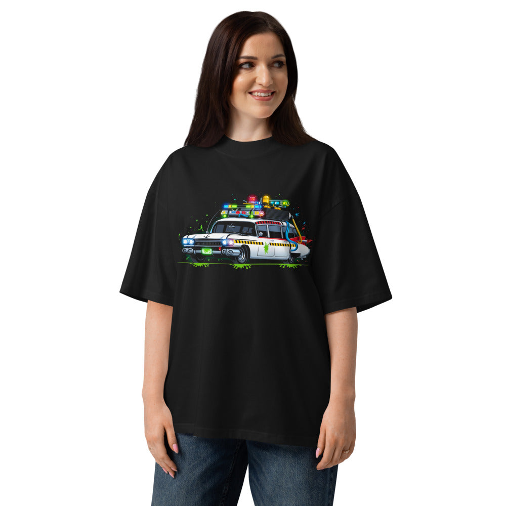 Oversize Ghostbusters Ecto-1 Green Slime Roof Lights - Modelo femenina