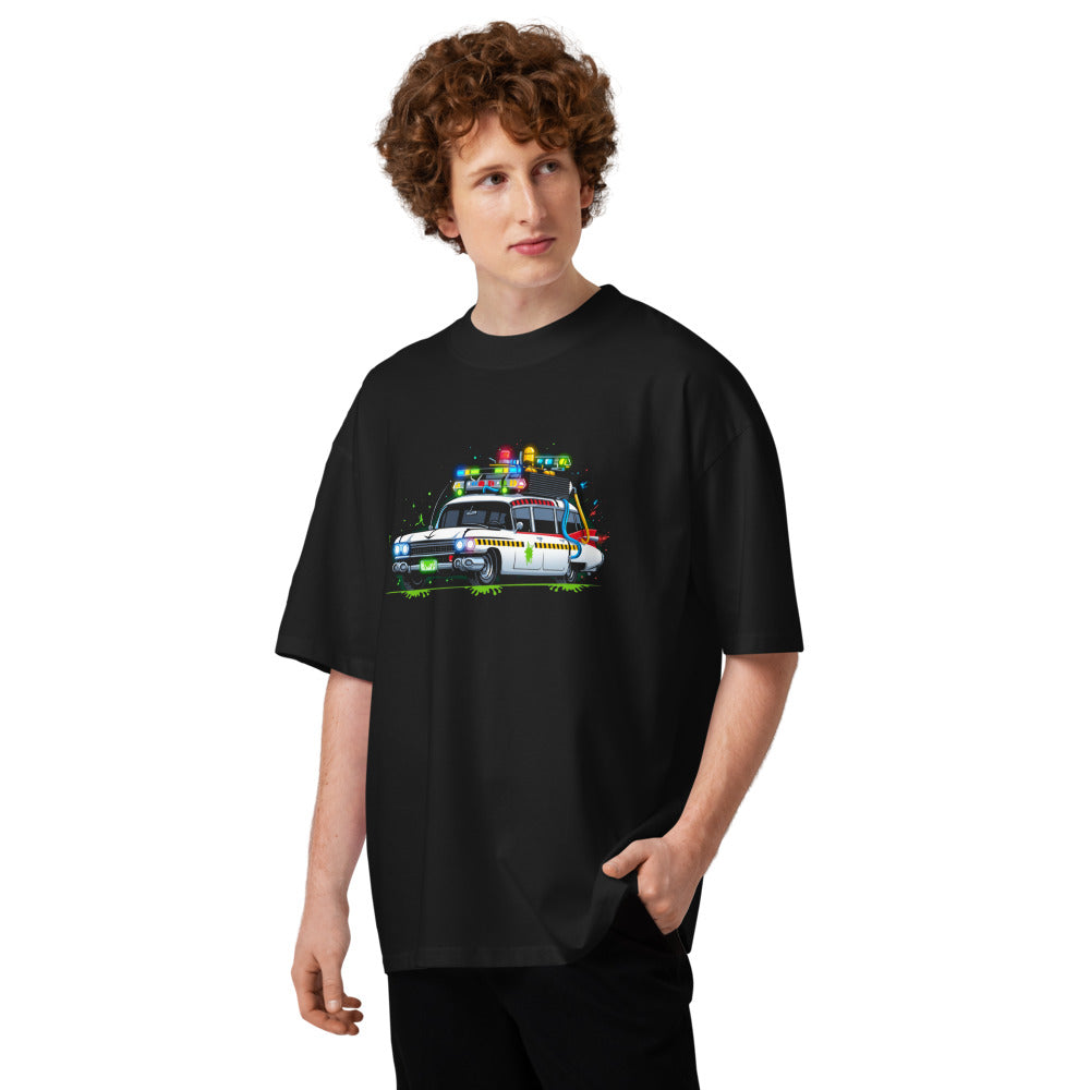 Oversize Ghostbusters Ecto-1 Green Slime Roof Lights - Modelo masculino