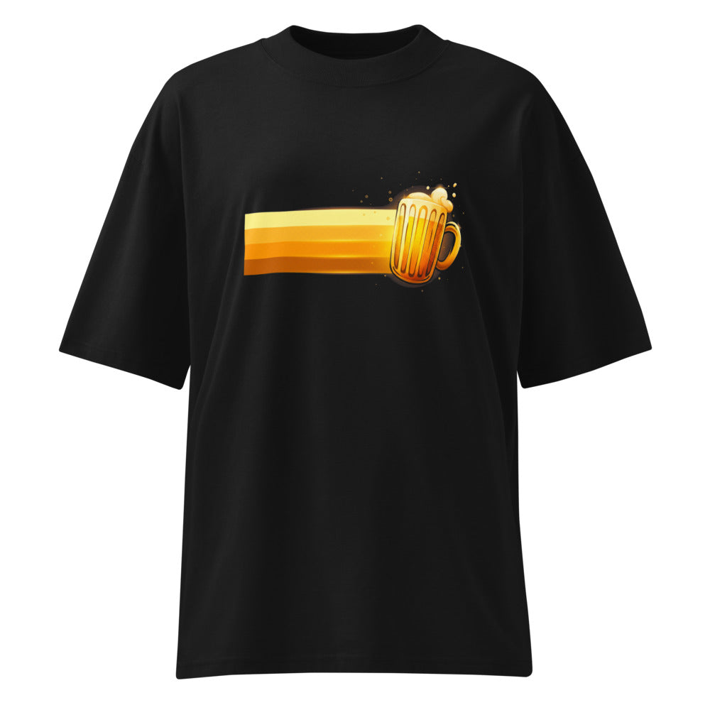 Oversize Golden Beer Mug Foam - Frente fantasma