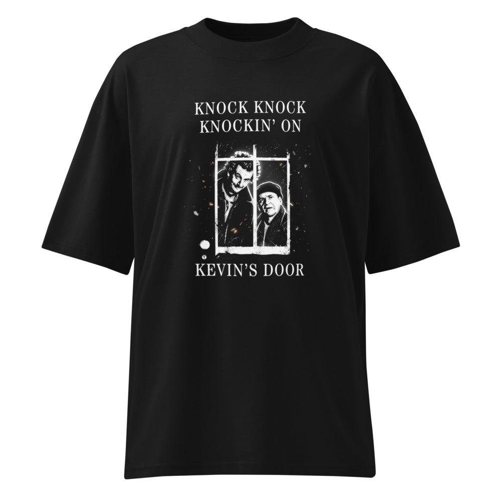 Oversize Home Alone Knock Knock Kevin Door - Frente fantasma