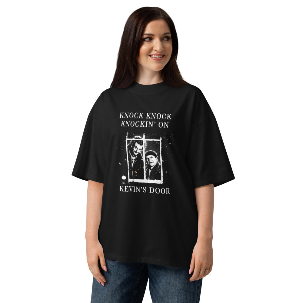 Oversize Home Alone Knock Knock Kevin Door - Modelo femenina