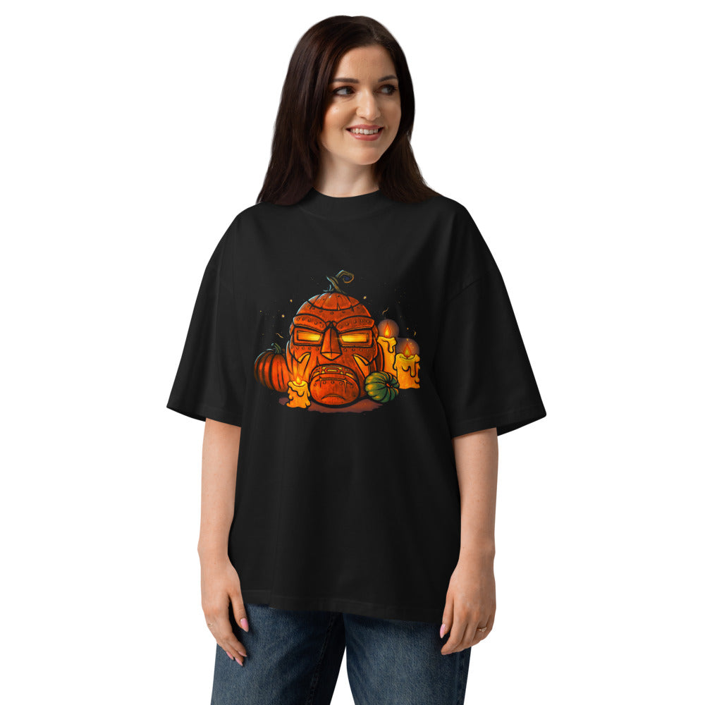 Oversize Iron Mask Jack O Lantern Candles - Modelo femenina