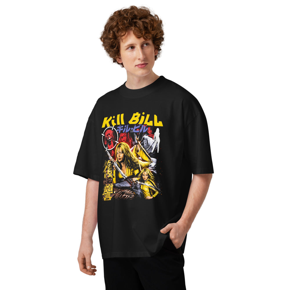 Oversize Kill Bill The Bride Yellow Jumpsuit - Modelo masculino