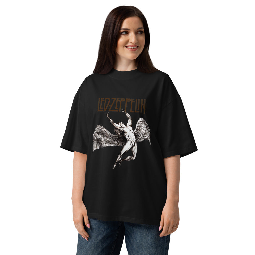 Oversize Led Zeppelin Angel - Modelo femenina