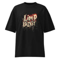 Oversize Limp Bizkit Grunge Drip Red Glow - Frente fantasma