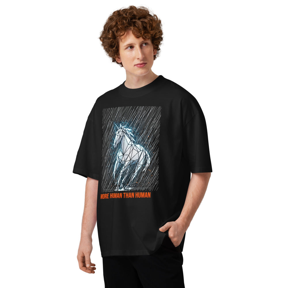 Oversize More Human Than Human Geometric Unicorn - Modelo masculino