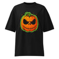 Oversize Neon Green Skull Jack O Lantern - Frente fantasma