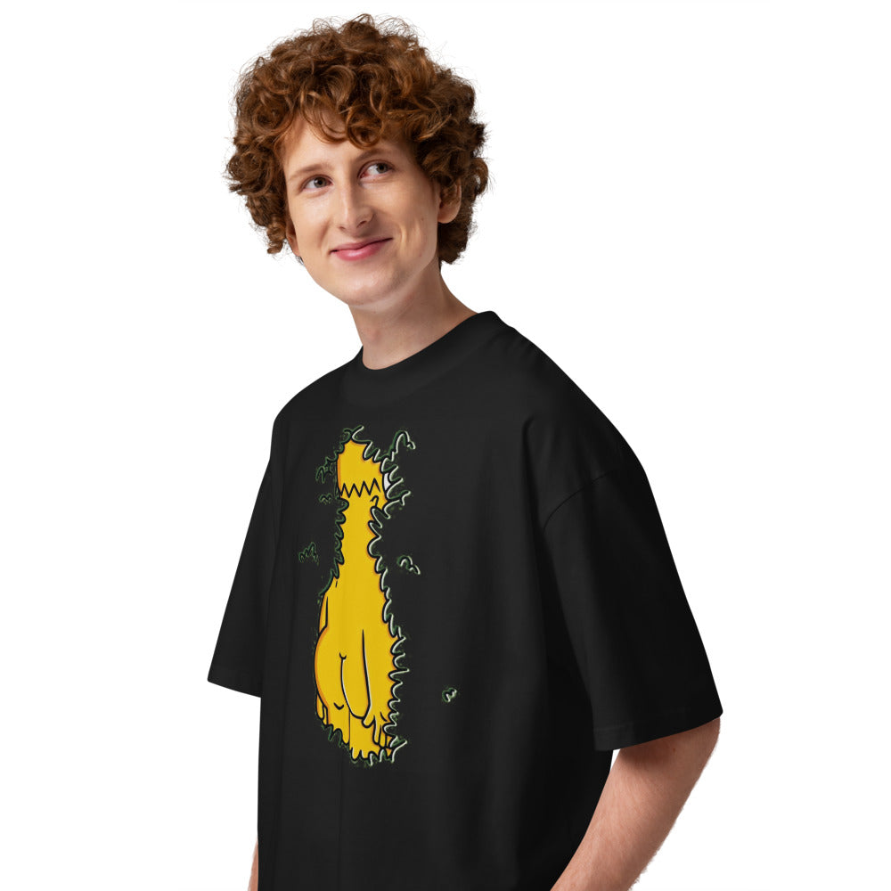 Oversize Noo Homero - Modelo masculino lateral