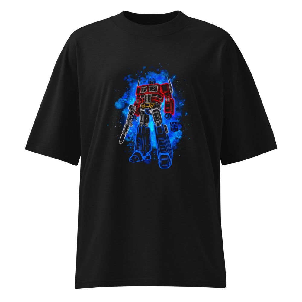 Oversize Optimus Prime Neon Outline Nebula - Frente fantasma