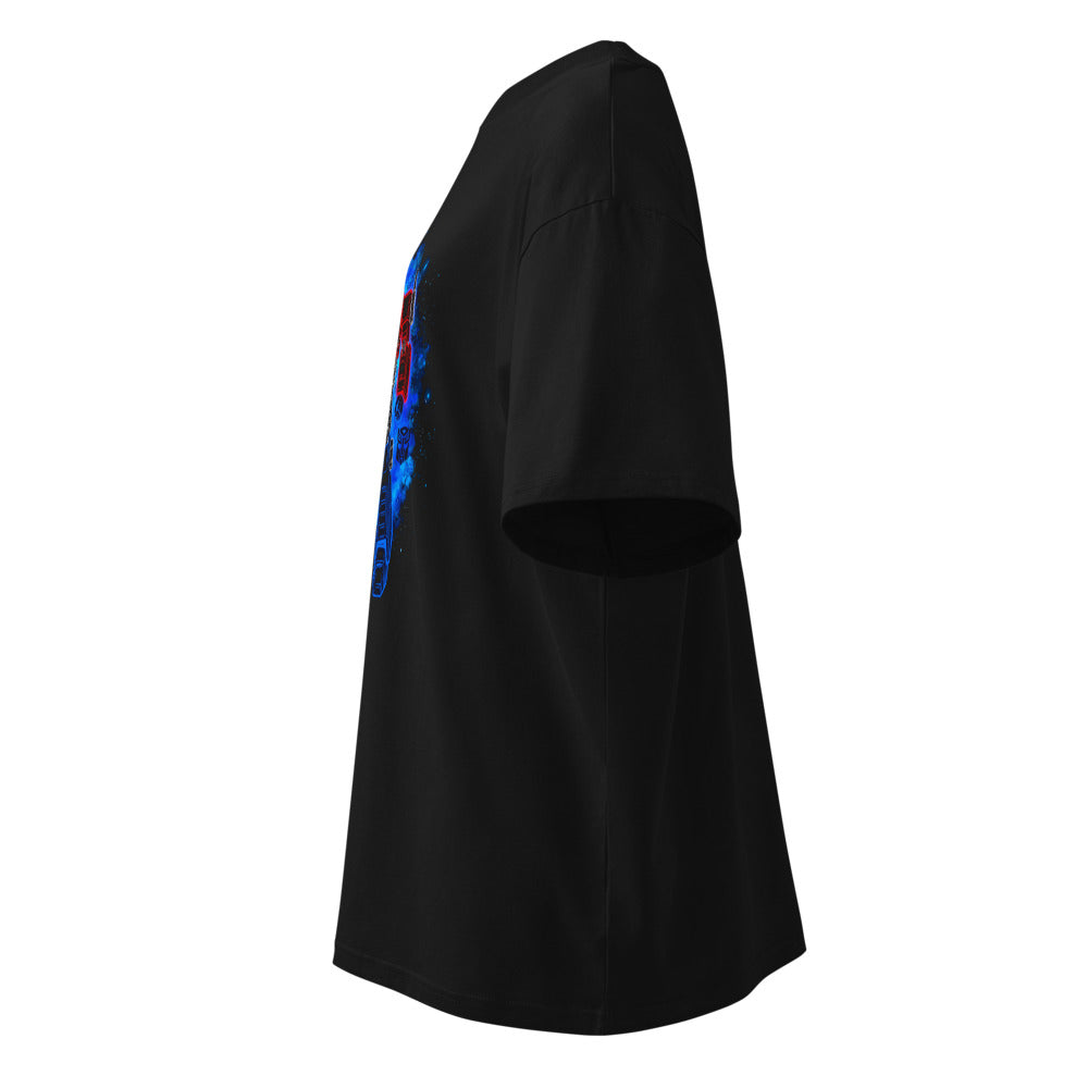 Oversize Optimus Prime Neon Outline Nebula - Lateral fantasma