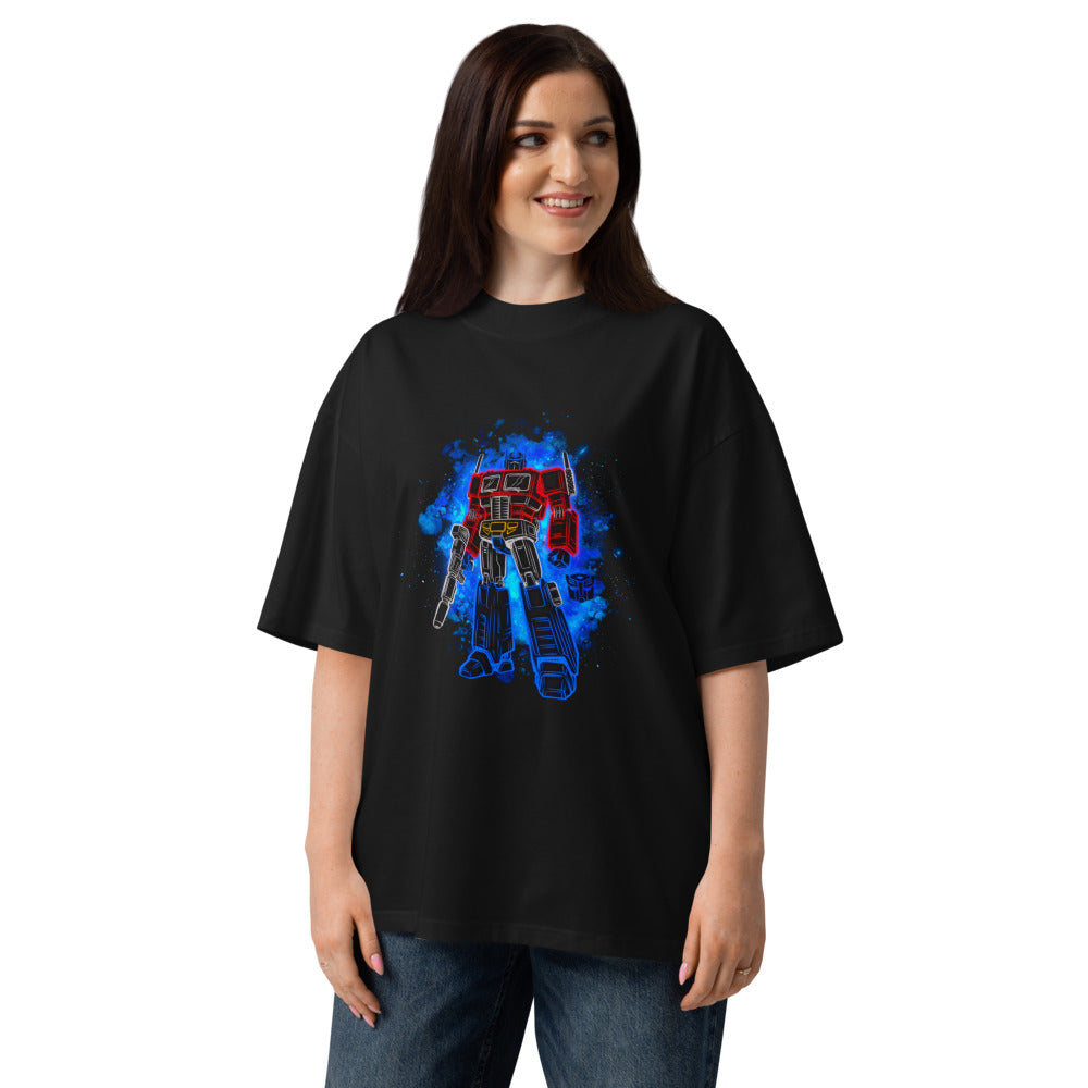 Oversize Optimus Prime Neon Outline Nebula - Modelo femenina