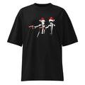Oversize Pulp Fiction Santa Hats Candy Canes - Frente fantasma